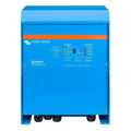 Victron Quattro 48/5000/70 blue inverter charger unit, front view showing charger and inverter control panels with indicator 