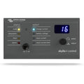 Victron Energy Skylla-i Control panel with status indicators, select options, digital display showing 16, and adjustment cont
