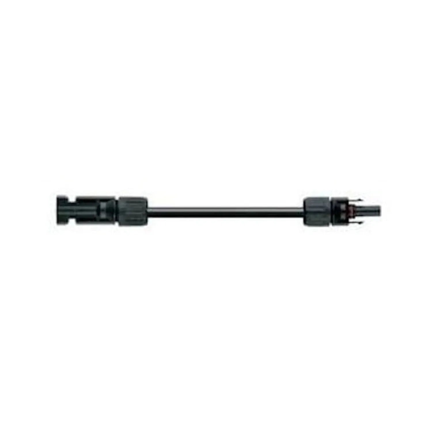 Black solar adapter cable with MC4/M connector on left and MC3/F connector on right, approximately 15cm length.