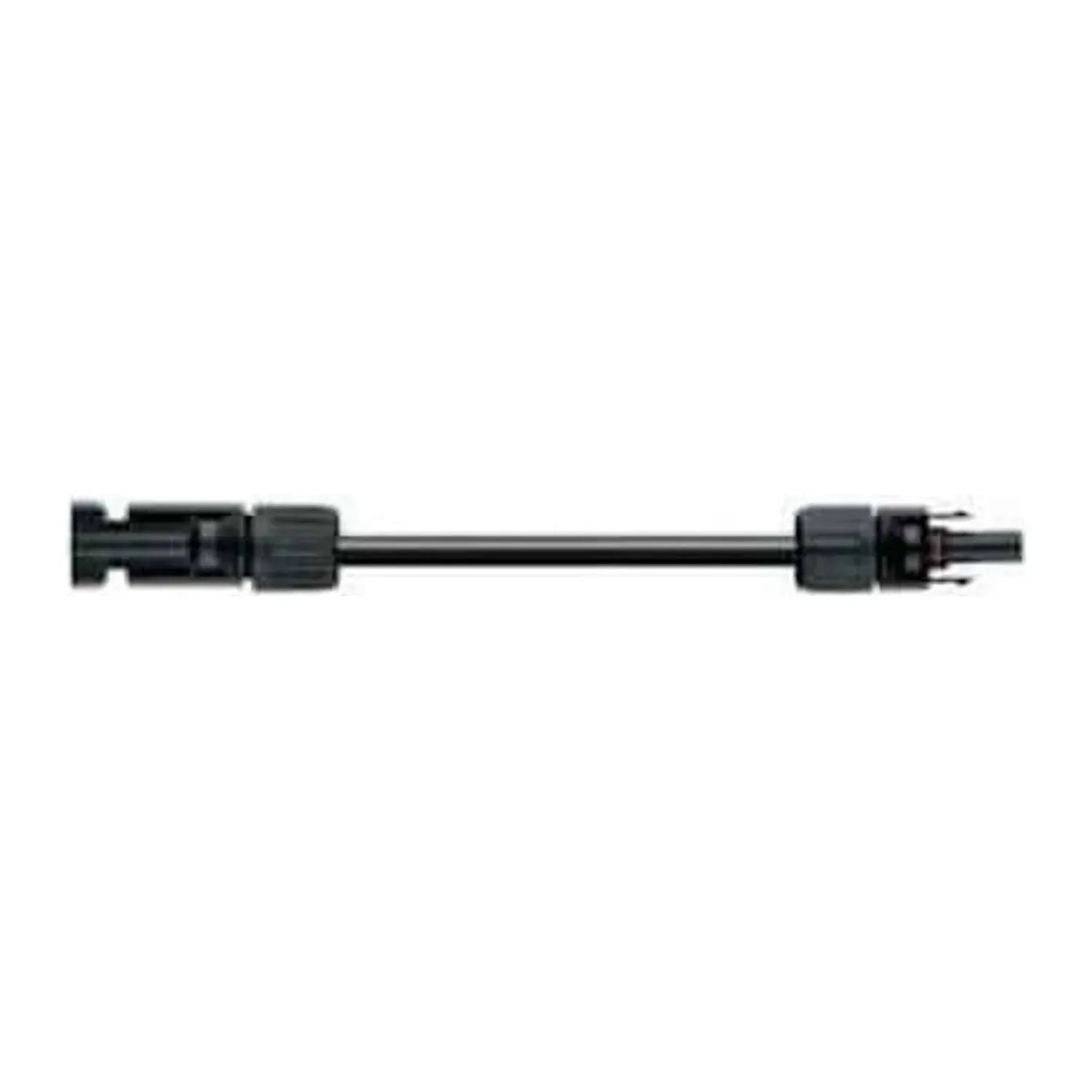 Victron solar adapter cable with MC4 female connector on left and MC3 male connector on right, approximately 15 centimeters l