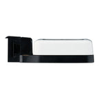 Black and white wireless PV monitor with rectangular white display panel and black base, shown against white background.