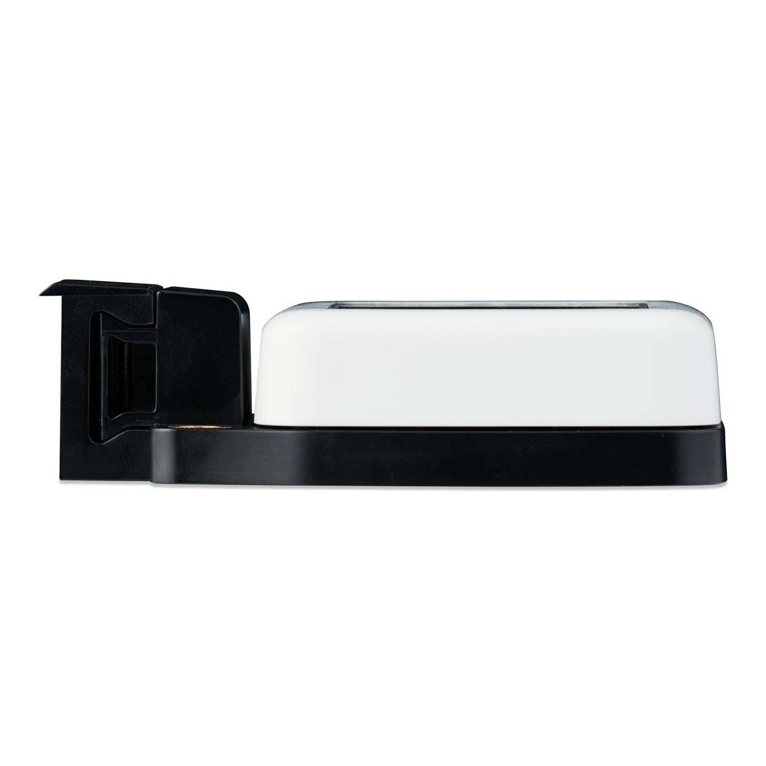 Black and white wireless PV monitor with rectangular white display panel and black base, shown against white background.