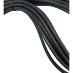 Black coiled AC bus branch cable with printed specifications visible on the sheathing, shown against white background.