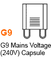 G9 Mains Voltage (240V) Capsule