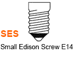 SES Small Edison Screw E14