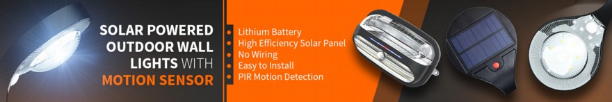 garden solar led wall lights