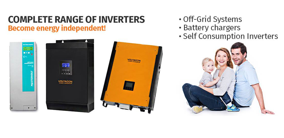 Solar off grid inverter energy storage