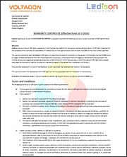 Warranty Certificate