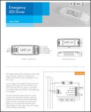 Emergency LED driver