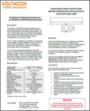 Microwave motion sensor - HC009S