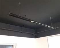 Suspended from the ceiling LED Battens
