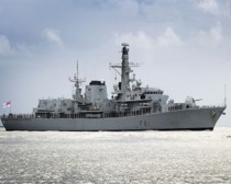 HMS Sutherland illuminated by LED T8 tubes
