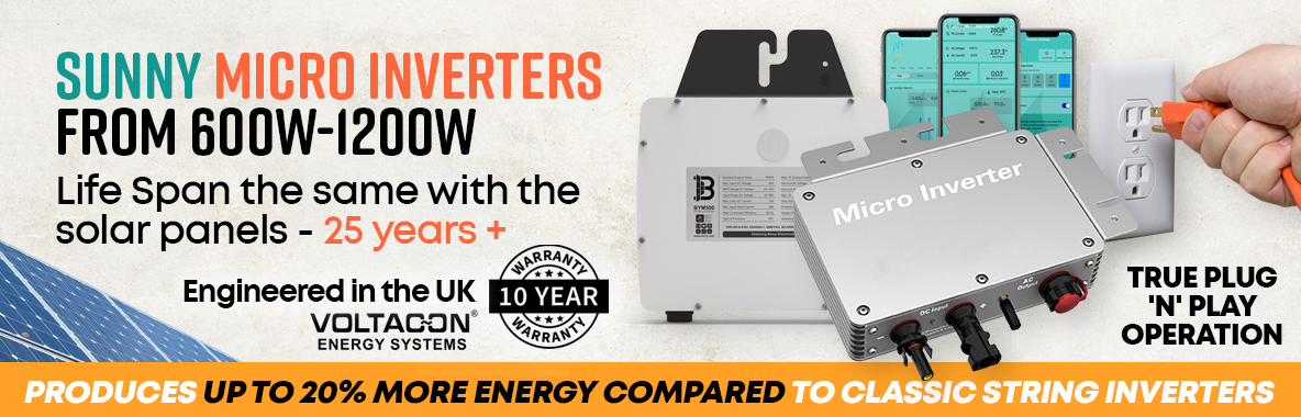 Sunny Micro Inverters 230V Grid Tied